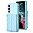 Custodia Silicone Morbida In Pelle Cover BF6 per Samsung Galaxy S22 Plus 5G