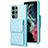 Custodia Silicone Morbida In Pelle Cover BF6 per Samsung Galaxy S22 Ultra 5G