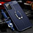 Custodia Silicone Morbida In Pelle Cover con Magnetico Anello Supporto N02 per Samsung Galaxy Note 20 5G