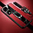 Custodia Silicone Morbida In Pelle Cover con Magnetico Anello Supporto PB1 per Huawei Honor 80 GT 5G Rosso