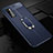 Custodia Silicone Morbida In Pelle Cover con Magnetico Anello Supporto per Huawei Honor V30 5G