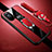 Custodia Silicone Morbida In Pelle Cover con Magnetico Anello Supporto per Huawei Nova 8 5G Rosso