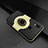 Custodia Silicone Morbida In Pelle Cover con Magnetico Anello Supporto per Huawei P20 Lite Oro