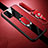 Custodia Silicone Morbida In Pelle Cover con Magnetico Anello Supporto per Realme Q2 Pro 5G Rosso