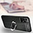 Custodia Silicone Morbida In Pelle Cover con Magnetico Anello Supporto per Samsung Galaxy A32 5G