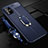 Custodia Silicone Morbida In Pelle Cover con Magnetico Anello Supporto per Samsung Galaxy A51 4G