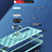 Custodia Silicone Morbida In Pelle Cover con Magnetico Anello Supporto per Samsung Galaxy Z Fold3 5G