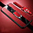 Custodia Silicone Morbida In Pelle Cover con Magnetico Anello Supporto per Vivo Nex 3S Rosso