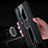 Custodia Silicone Morbida In Pelle Cover con Magnetico Anello Supporto per Xiaomi Mi 10