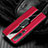 Custodia Silicone Morbida In Pelle Cover con Magnetico Anello Supporto per Xiaomi Mi 10 Rosso