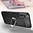 Custodia Silicone Morbida In Pelle Cover con Magnetico Anello Supporto per Xiaomi Mi 12 Lite 5G