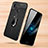 Custodia Silicone Morbida In Pelle Cover con Magnetico Anello Supporto per Xiaomi Redmi Note 7