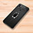 Custodia Silicone Morbida In Pelle Cover con Magnetico Anello Supporto per Xiaomi Redmi Note 7 Pro