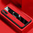 Custodia Silicone Morbida In Pelle Cover con Magnetico Anello Supporto S01 per Huawei Enjoy 10S Rosso