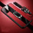 Custodia Silicone Morbida In Pelle Cover con Magnetico Anello Supporto S01 per Huawei Honor Play4 5G Rosso