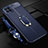 Custodia Silicone Morbida In Pelle Cover con Magnetico Anello Supporto S01 per Huawei Nova 8 SE 5G
