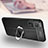 Custodia Silicone Morbida In Pelle Cover con Magnetico Anello Supporto S01 per Xiaomi Mi 10T 5G
