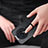 Custodia Silicone Morbida In Pelle Cover con Magnetico Anello Supporto S01 per Xiaomi Mi 12 Ultra 5G