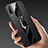 Custodia Silicone Morbida In Pelle Cover con Magnetico Anello Supporto S02 per Huawei Enjoy 10 Plus