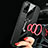 Custodia Silicone Morbida In Pelle Cover con Magnetico Anello Supporto S02 per Huawei Honor Play4 Pro 5G