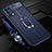 Custodia Silicone Morbida In Pelle Cover con Magnetico Anello Supporto S02 per Oppo Reno5 Pro 5G