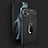 Custodia Silicone Morbida In Pelle Cover con Magnetico Anello Supporto S02 per Xiaomi Mi 11 Lite 5G NE