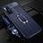 Custodia Silicone Morbida In Pelle Cover con Magnetico Anello Supporto S03 per Huawei Honor 30