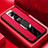 Custodia Silicone Morbida In Pelle Cover con Magnetico Anello Supporto S03 per Huawei Nova 5i Pro Rosso