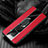 Custodia Silicone Morbida In Pelle Cover con Magnetico Anello Supporto S05 per Huawei Mate 30 Lite Rosso