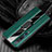 Custodia Silicone Morbida In Pelle Cover con Magnetico Anello Supporto S06 per Xiaomi Mi 10 Pro Verde