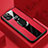Custodia Silicone Morbida In Pelle Cover con Magnetico Anello Supporto T01 per Apple iPhone 11 Pro Max