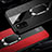 Custodia Silicone Morbida In Pelle Cover con Magnetico Anello Supporto T01 per Huawei Honor View 30 5G