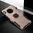 Custodia Silicone Morbida In Pelle Cover con Magnetico Anello Supporto T01 per Huawei Mate 30 5G