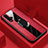 Custodia Silicone Morbida In Pelle Cover con Magnetico Anello Supporto T01 per Huawei Nova 5 Pro Rosso