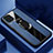 Custodia Silicone Morbida In Pelle Cover con Magnetico Anello Supporto T01 per Huawei Nova 6 SE