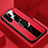 Custodia Silicone Morbida In Pelle Cover con Magnetico Anello Supporto T01 per Huawei P30 Pro New Edition