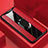 Custodia Silicone Morbida In Pelle Cover con Magnetico Anello Supporto T01 per Oppo Find X Super Flash Edition Rosso