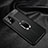 Custodia Silicone Morbida In Pelle Cover con Magnetico Anello Supporto T01 per Samsung Galaxy A51 5G
