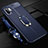 Custodia Silicone Morbida In Pelle Cover con Magnetico Anello Supporto T01 per Samsung Galaxy Note 10 Plus 5G