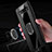 Custodia Silicone Morbida In Pelle Cover con Magnetico Anello Supporto T01 per Samsung Galaxy S10