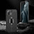 Custodia Silicone Morbida In Pelle Cover con Magnetico Anello Supporto T01 per Xiaomi Mi 11 Lite 5G NE