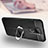 Custodia Silicone Morbida In Pelle Cover con Magnetico Anello Supporto T01 per Xiaomi Redmi 10X 4G