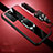 Custodia Silicone Morbida In Pelle Cover con Magnetico Anello Supporto T02 per Huawei P40 Pro Rosso