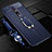 Custodia Silicone Morbida In Pelle Cover con Magnetico Anello Supporto T02 per Xiaomi Mi 9T