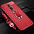 Custodia Silicone Morbida In Pelle Cover con Magnetico Anello Supporto T02 per Xiaomi Mi 9T