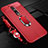 Custodia Silicone Morbida In Pelle Cover con Magnetico Anello Supporto T02 per Xiaomi Redmi K20