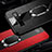 Custodia Silicone Morbida In Pelle Cover con Magnetico Anello Supporto T03 per Samsung Galaxy S10 Plus
