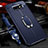 Custodia Silicone Morbida In Pelle Cover con Magnetico Anello Supporto T03 per Samsung Galaxy S10e