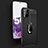 Custodia Silicone Morbida In Pelle Cover con Magnetico Anello Supporto WL1 per Samsung Galaxy S20 Plus 5G