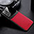 Custodia Silicone Morbida In Pelle Cover con Magnetico FL1 per Samsung Galaxy A53 5G Rosso